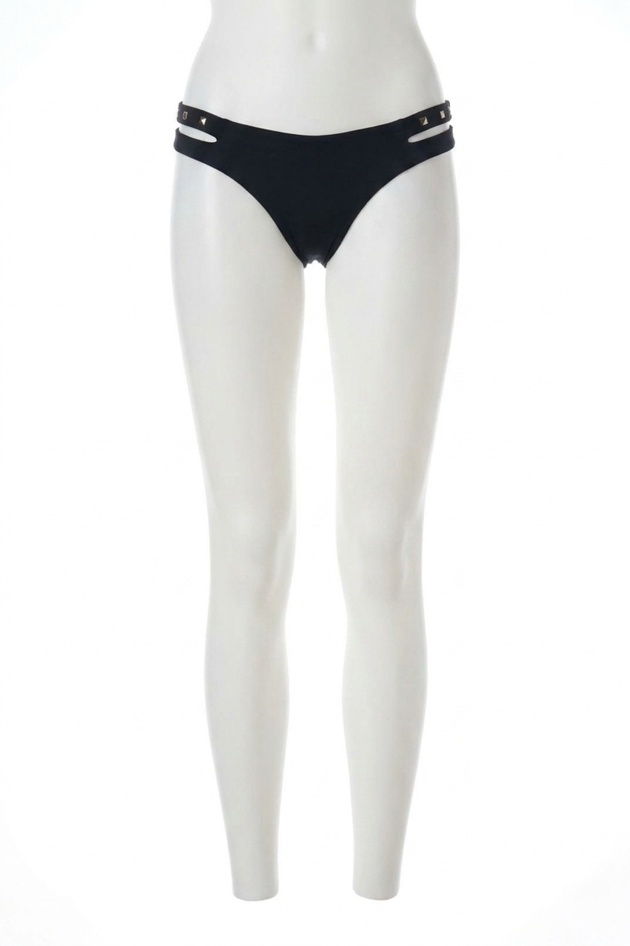 NEW COMMANDO strappy studded thong panty in black